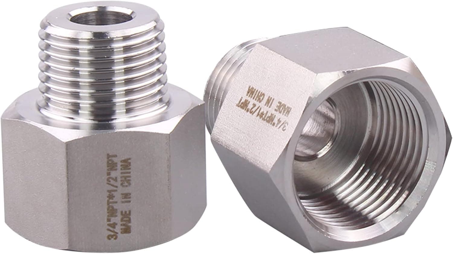 3/4 inch female NPT to 1/2 inch male NPT adapter