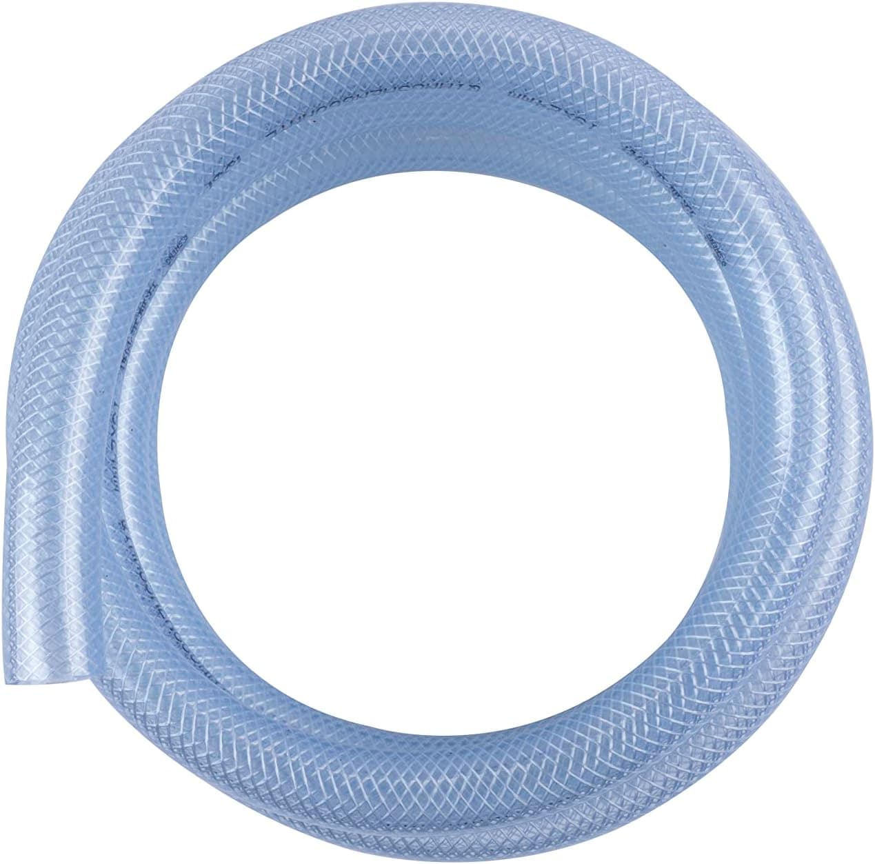 3/4 inch braided suction hose with hose clamps