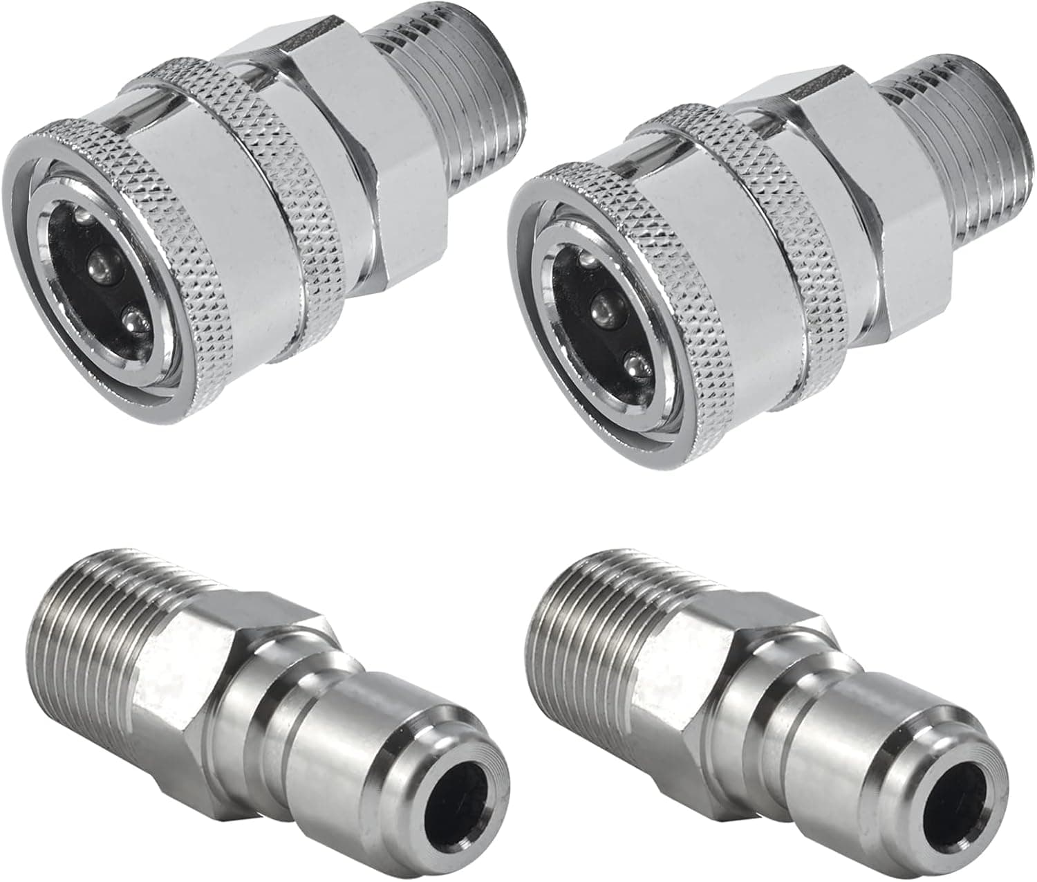 3/8 inch male NPT stainless quick-connect fitting kit