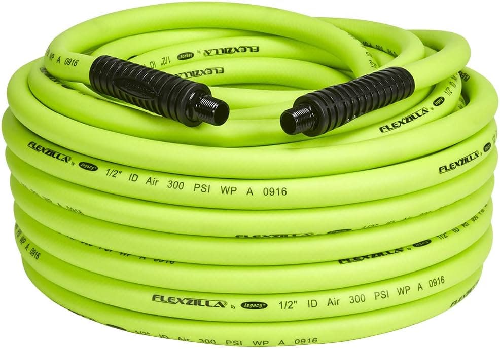 Flexzilla 100 foot 1/2 inch hose for a 12V soft wash system