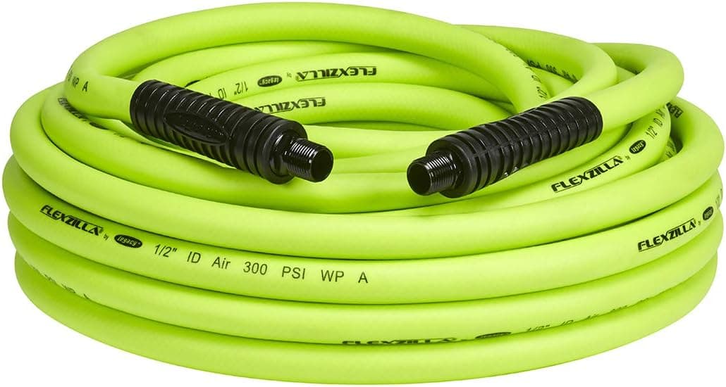 Flexzilla 50 foot 1/2 inch hose for a compact soft wash setup